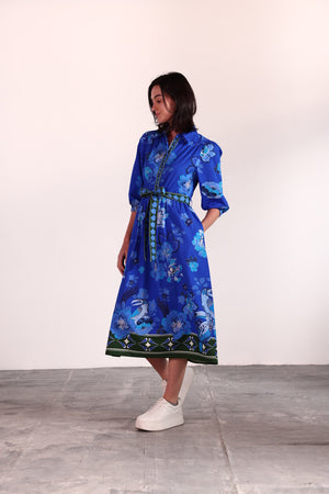 The Remi Dress- Sapphire Florals