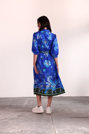 The Remi Dress- Sapphire Florals