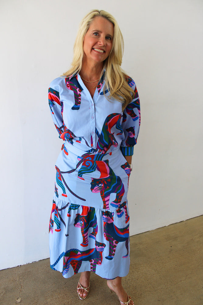 Elsa Top- Cheetah Mirage
