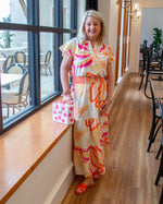 Ada Skirt- Outline Palms