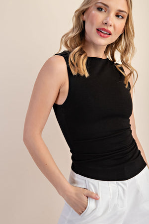 Asymmetrical Tank- Black