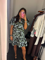 Hydrangea Jacquard Dress