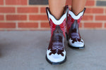 Jordana Pony- Red Multi
