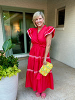 The Red Ruffle Dress