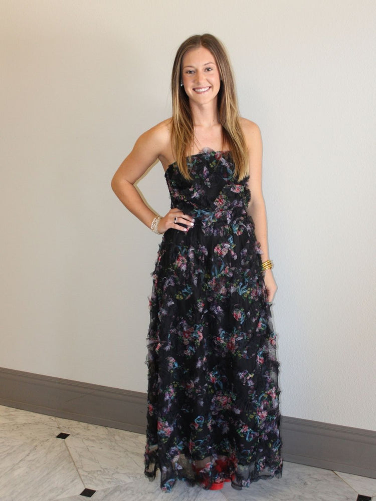 whisper Bloom Tube Maxi Dress