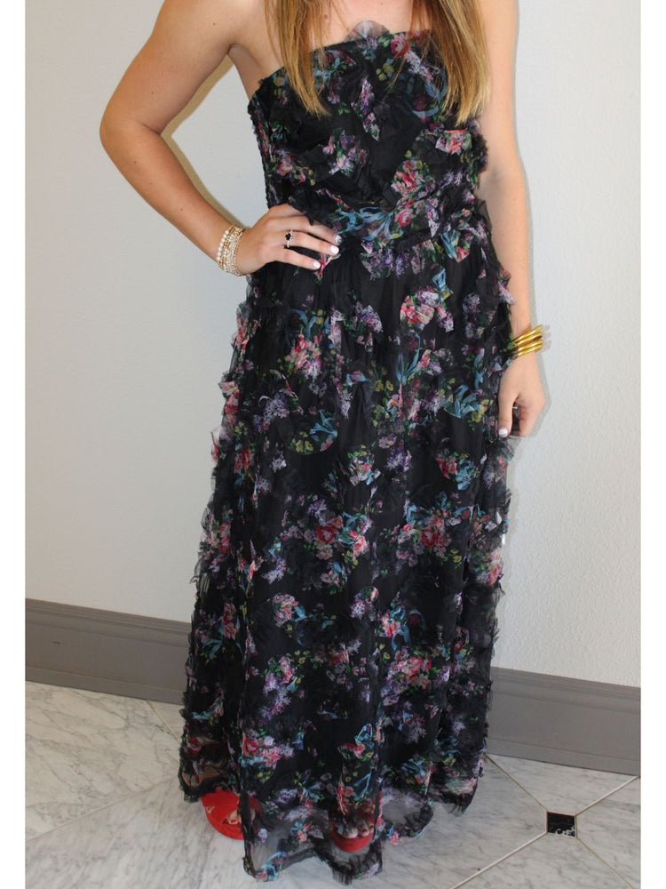 whisper Bloom Tube Maxi Dress