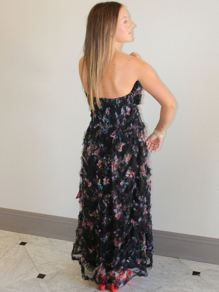 whisper Bloom Tube Maxi Dress