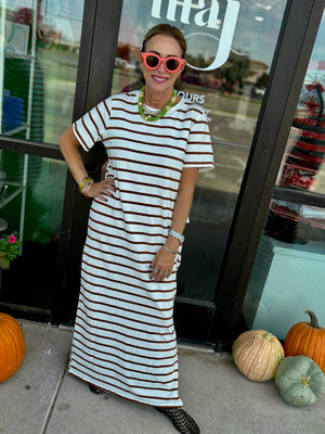 Striped Maxi dress
