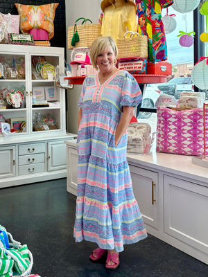 Neon Pattern Dress