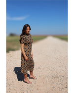 Jacquard Sweater Midi Dress