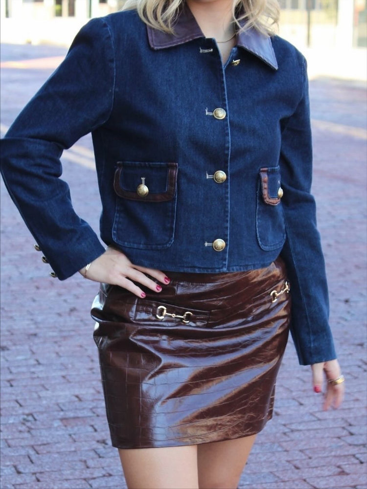Denim Leather Dream jacket
