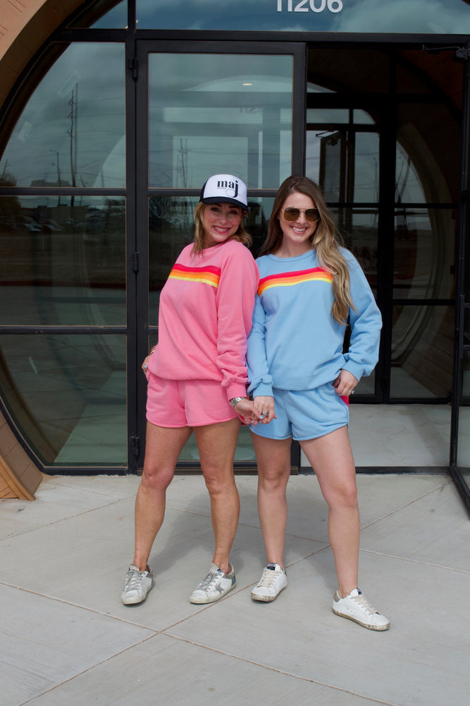 Neon Stripe Set - Blue