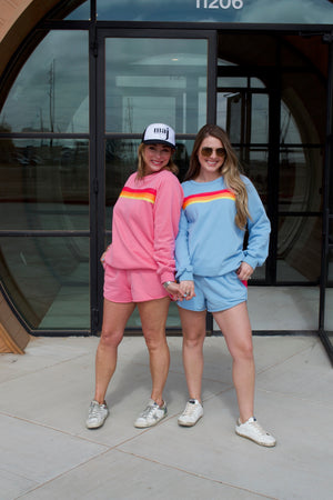 Neon Stripe Set - Pink