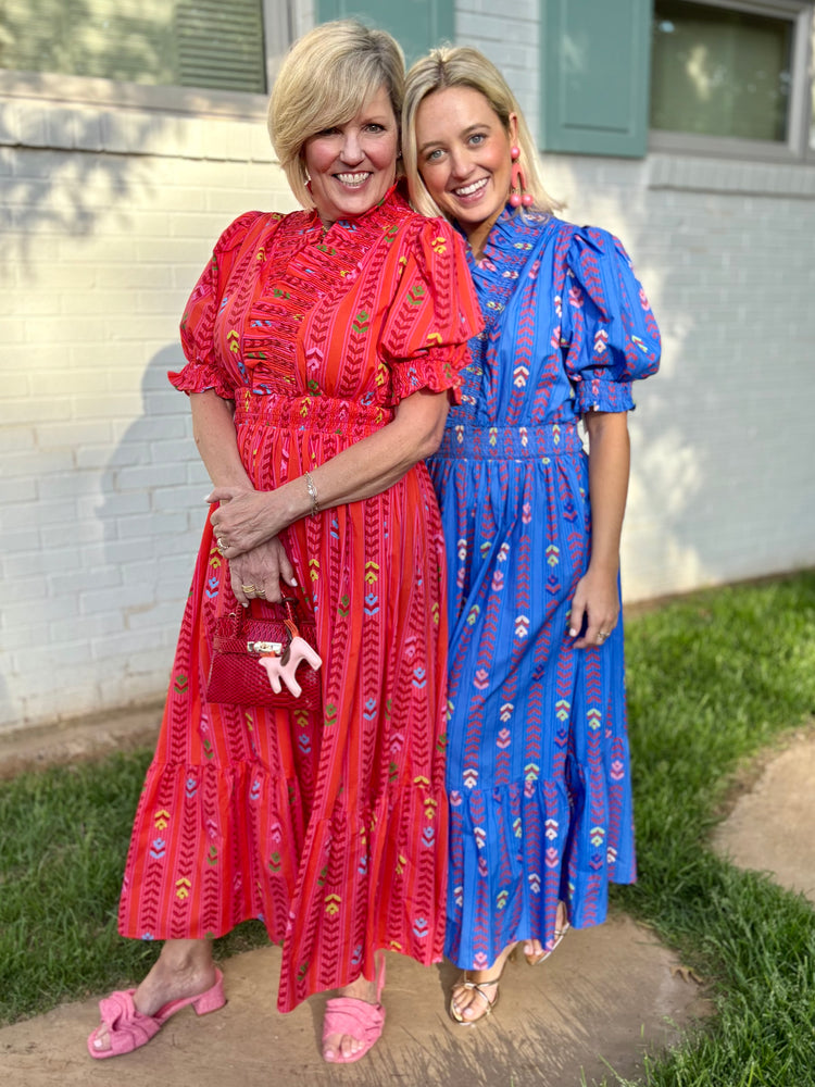 The smocked floral dress