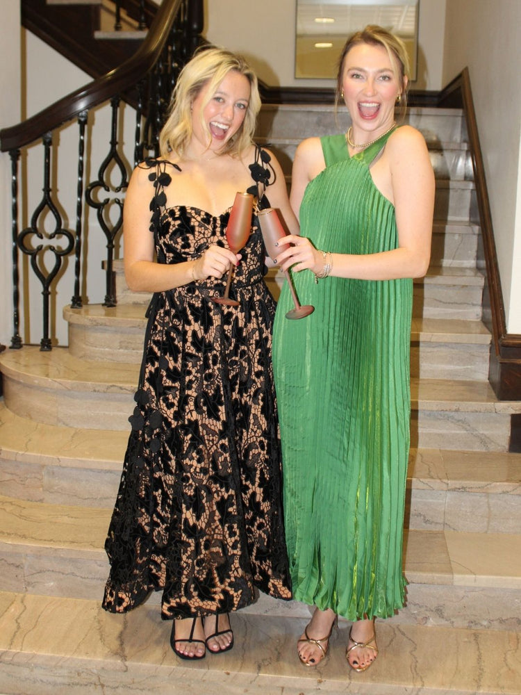 Lace Bustier Midi Dress