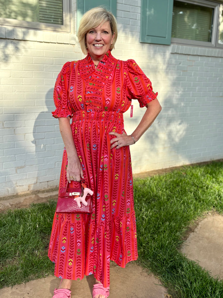 The smocked floral dress
