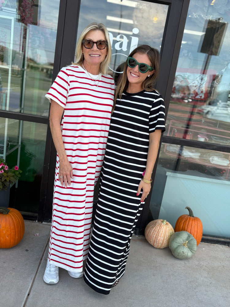 Striped Maxi dress