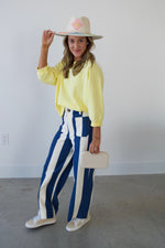 Striped Wide Leg Pant