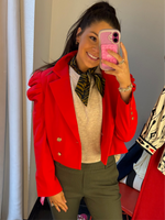 Margo Blazer - High Risk Red
