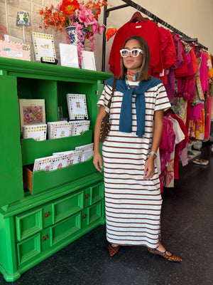 Striped Maxi dress