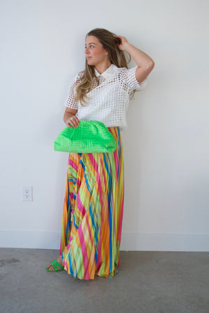 Pop Of Color Skirt