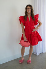 Flutter Sleeve Gameday Dress
