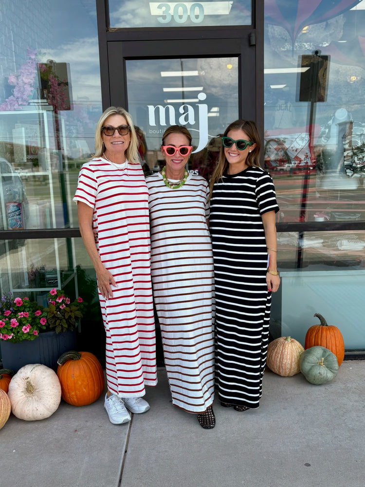Striped Maxi dress