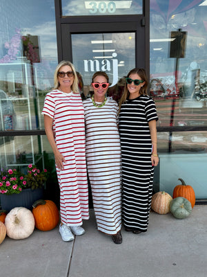 Striped Maxi dress