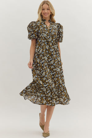 The Navy Garden Dress