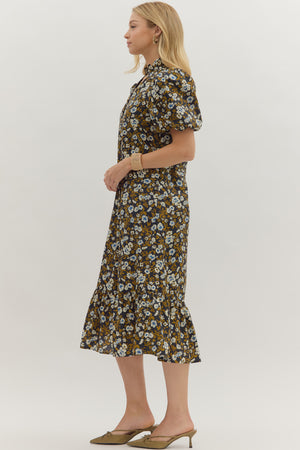 The Navy Garden Dress