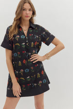 Midnight Flower Dress