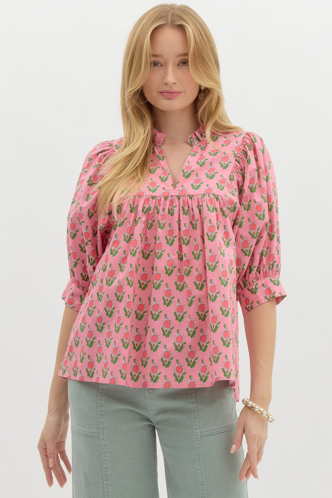 Pink Poppy Top