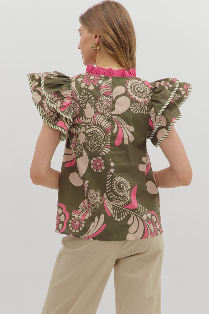 Pink Fields Top