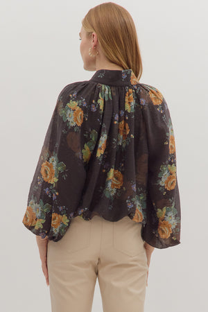 Brittney Floral Top