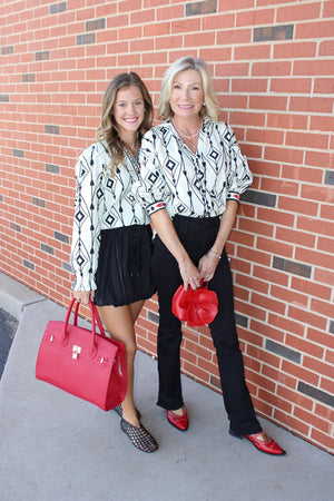 Elsa Top- Arrow Motifs