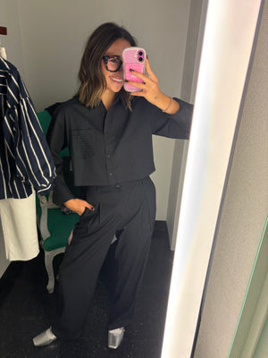 The Pinstripe Top