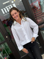 Collared Pointed Button Down
