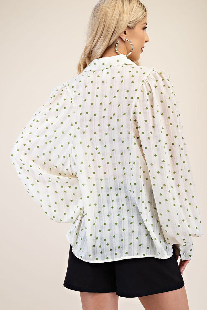 The sage blouse