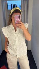 The embellished flower top