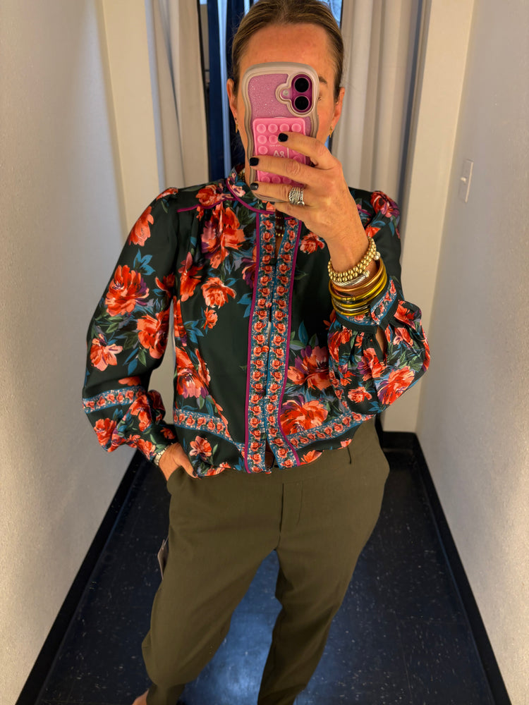 Deep Green Blouse