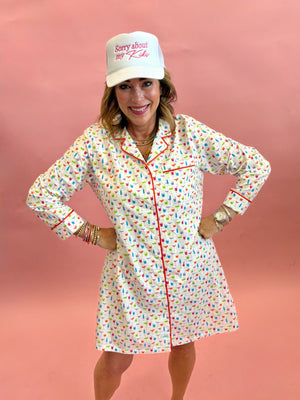 Cocktail PJ Sleep Shirt