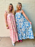 floral Eyelet Maxi dress