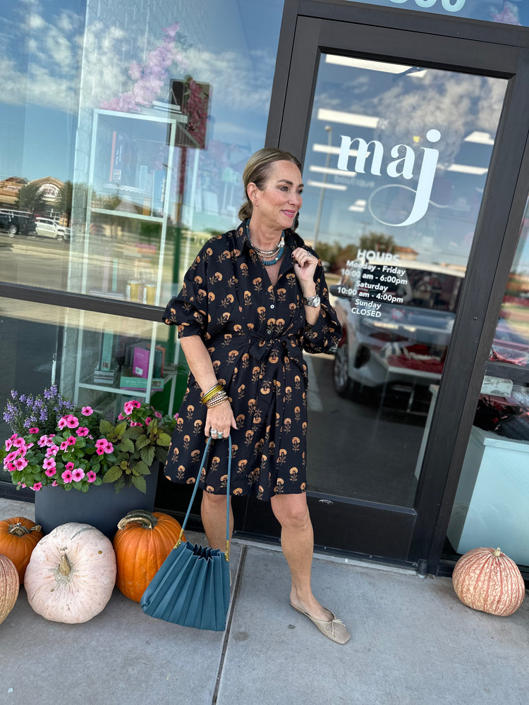 The Fall Floral Dress