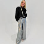 Gunmetal Shimmer Pant