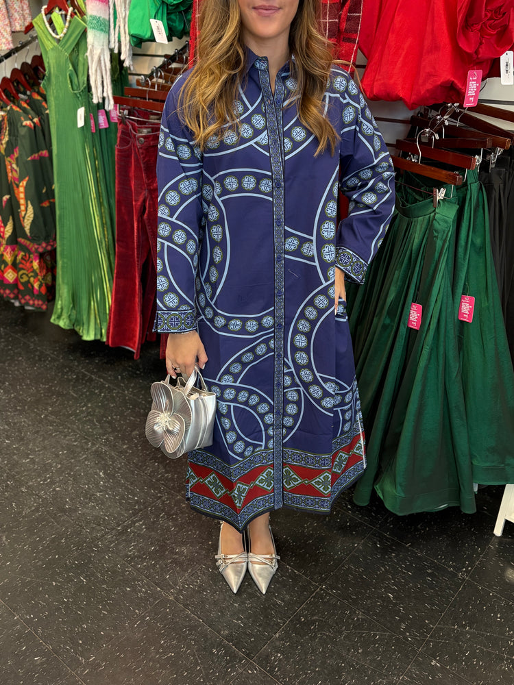 Eliza Dress-Vintage Circles