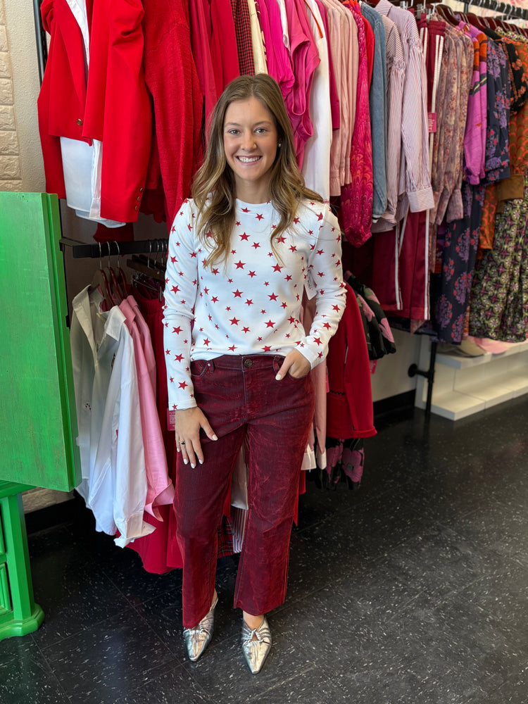 Red Starry Long Sleeve