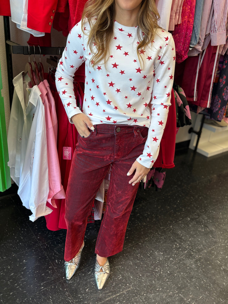 Red Starry Long Sleeve