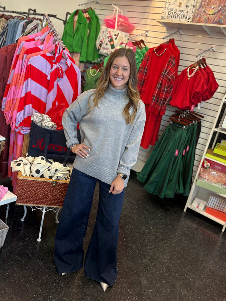 Turtleneck Knit Sweater