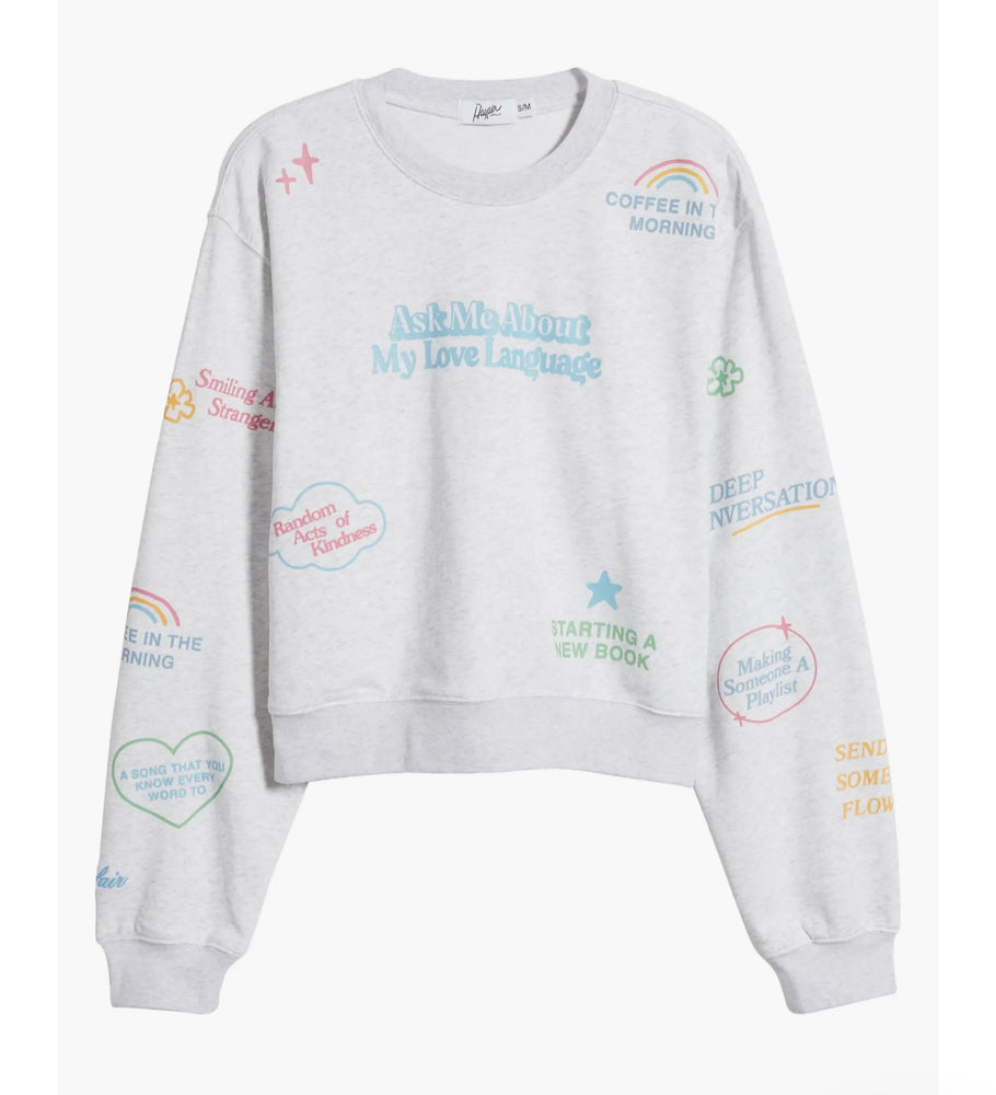 Love Languages Crewneck