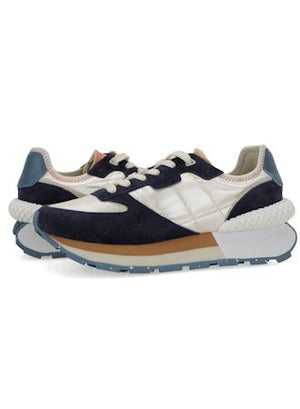 Navy/Orange Running Low Top